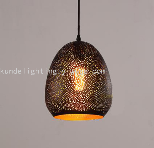 FS-05 Dinosaur Egg-Shaped Corrosion Craft Ceiling Lamp Dining Chandelier LED Lamp Bar Chandelier Retro Lamps