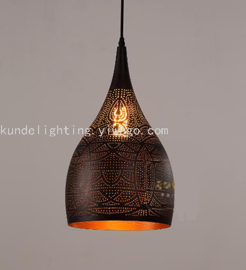 FS-12 Flared Corrosion Craft Ceiling Lamp Dining Chandelier LED Lamp Bar Chandelier Creative Lamps Retro Lamps