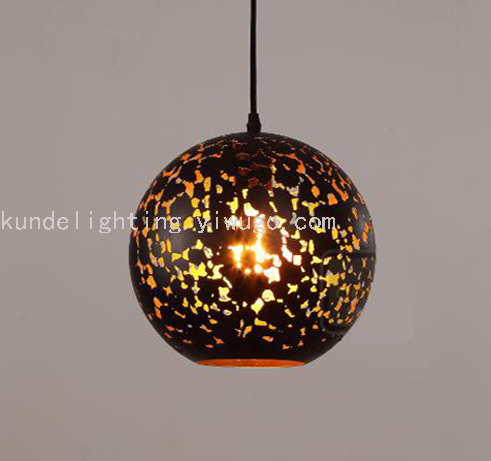 FS-14 Spherical Corrosion Craft Ceiling Lamp Dining Chandelier LED Lamp Bar Chandelier Creative Lamps Retro Lamps