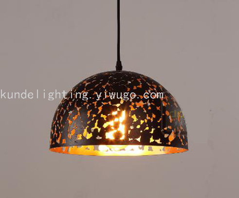 FS-10 Semicircle Corrosion Craft Ceiling Lamp Dining Chandelier LED Lamp Bar Chandelier Creative Lamps Retro Lamps