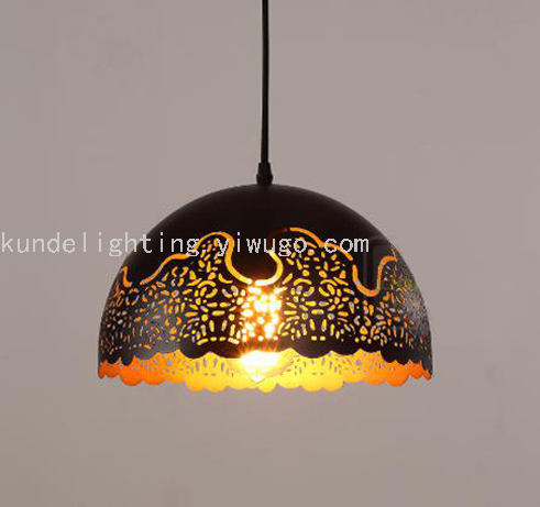 FS-10 Semicircle Corrosion Craft Ceiling Lamp Dining Chandelier LED Lamp Bar Chandelier Creative Lamps Retro Lamps
