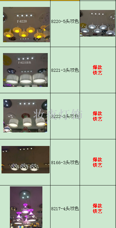 Led restaurant chandelier table lamp ceiling lamp 4 modern simple home lighting creative lamp