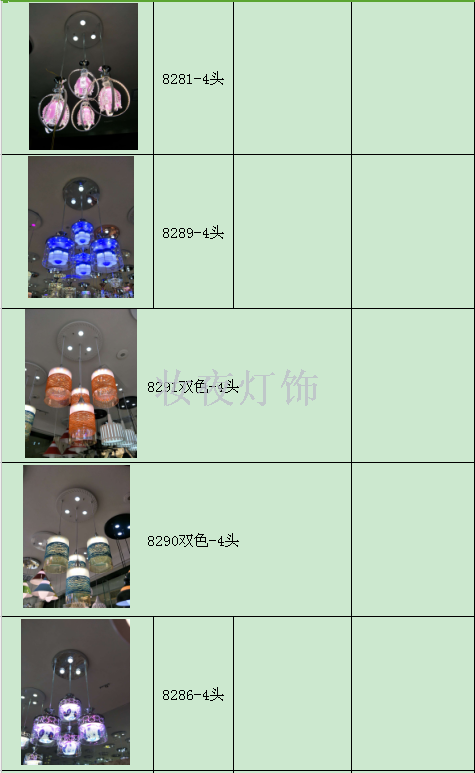 Led restaurant chandelier table lamp ceiling lamp 4 modern simple home lighting creative lamp