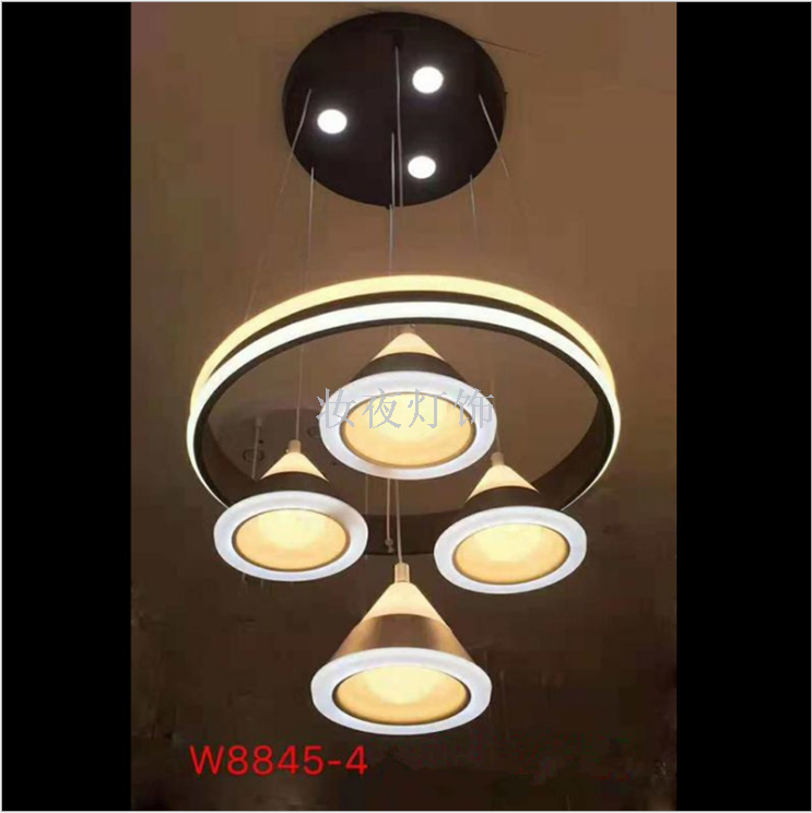 Led restaurant chandelier table lamp ceiling lamp 4 modern simple home lighting creative lamp