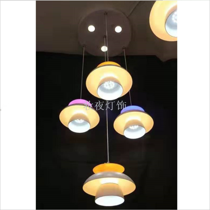 Led restaurant chandelier table lamp ceiling lamp 4 modern simple home lighting creative lamp