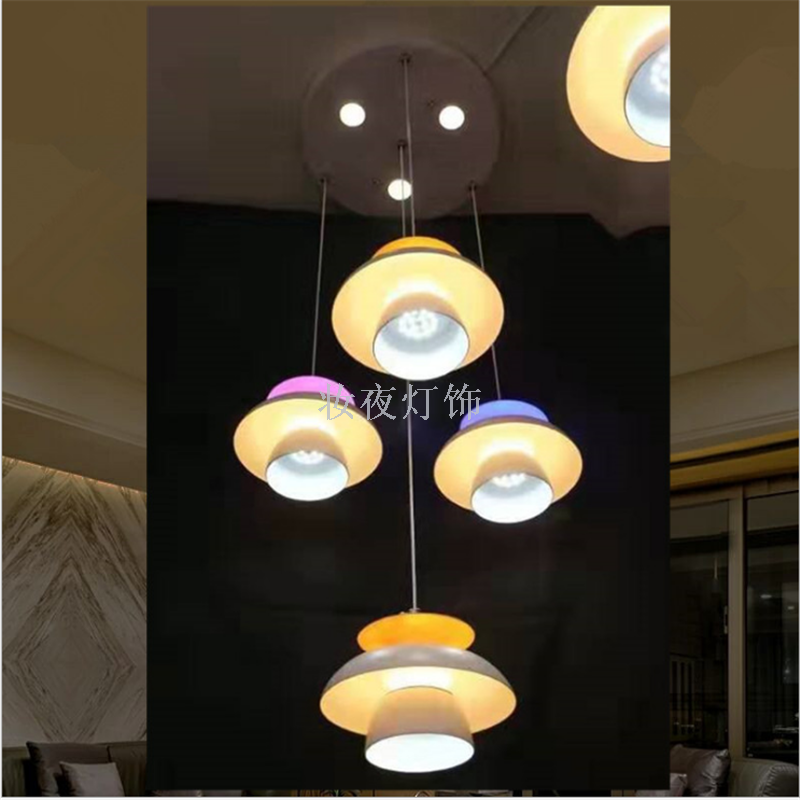 Led restaurant chandelier table lamp ceiling lamp 4 modern simple home lighting creative lamp