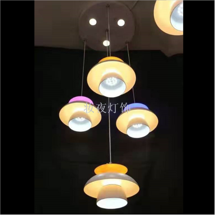 Led restaurant chandelier table lamp ceiling lamp 4 modern simple home lighting creative lamp