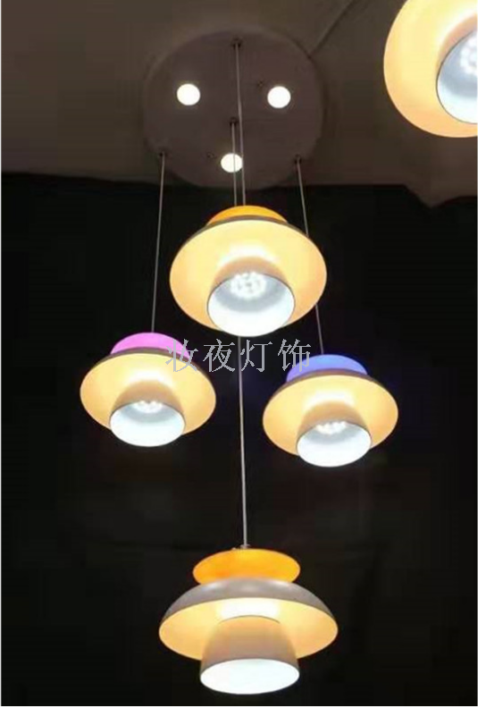 Led restaurant chandelier table lamp ceiling lamp 4 modern simple home lighting creative lamp