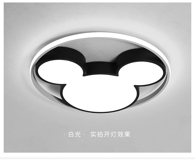 Led bedroom ceiling lamp Stylish creative personality acrylic household lamp cartoon Mickey Mouse children's room lamps