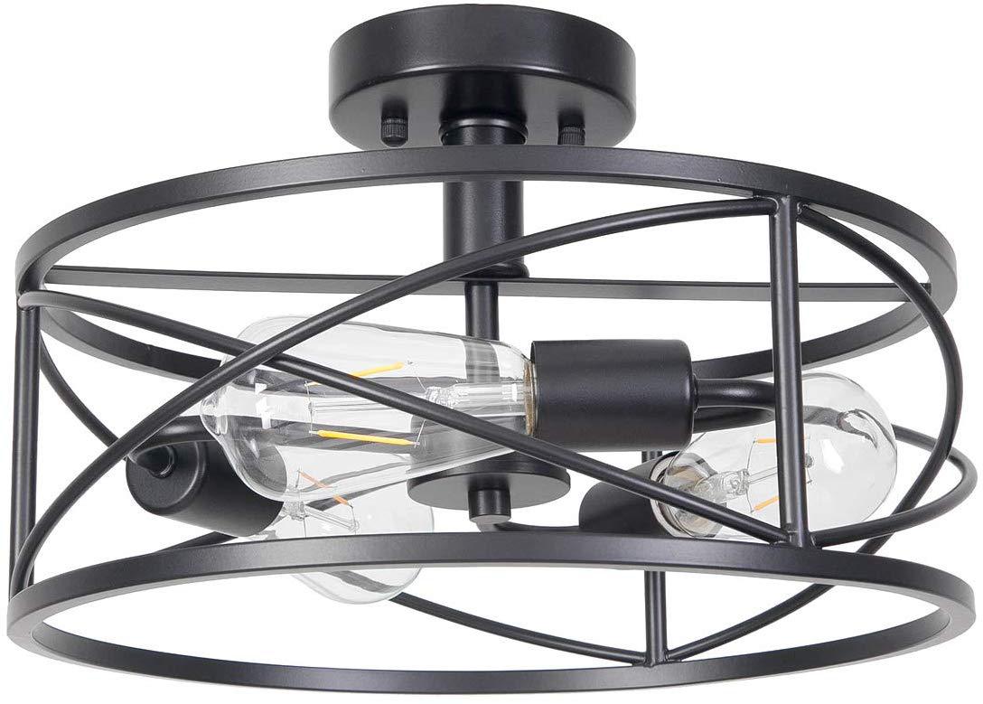 Cross-Border Amazon Ceiling Lamp American Retro Industrial Style Living Room Aisle Hallway Ceiling Lamp Bedroom Lamps