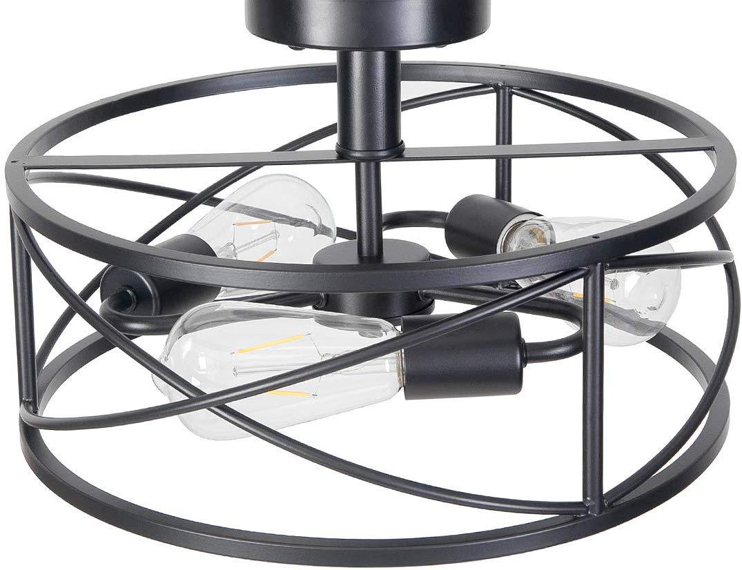 Cross-Border Amazon Ceiling Lamp American Retro Industrial Style Living Room Aisle Hallway Ceiling Lamp Bedroom Lamps