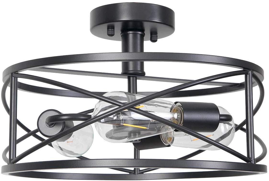 Cross-Border Amazon Ceiling Lamp American Retro Industrial Style Living Room Aisle Hallway Ceiling Lamp Bedroom Lamps Cross-Border Amazon Ceiling Lamp American Retro Industrial Style Living Room Aisle Hallway Ceiling Lamp Bedroom Lamps