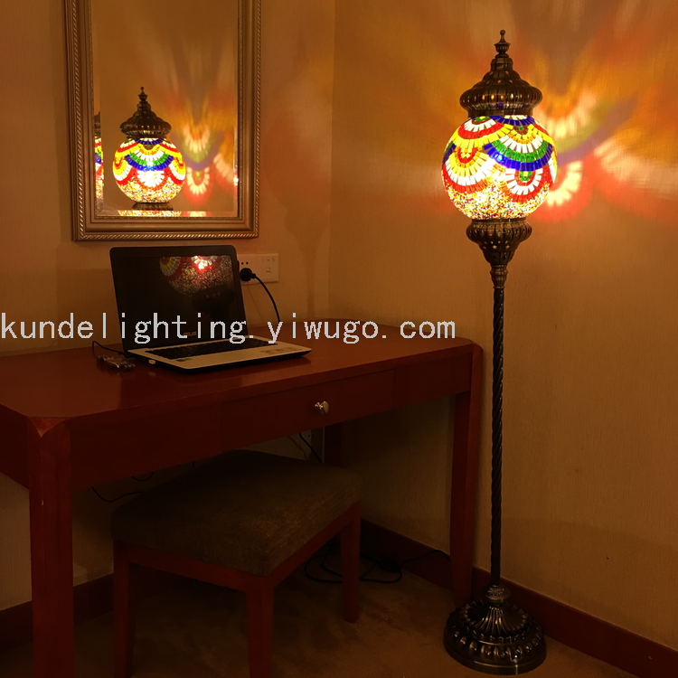 Single Head Turkish Style Floor Lamp Mosaic Floor Lamp