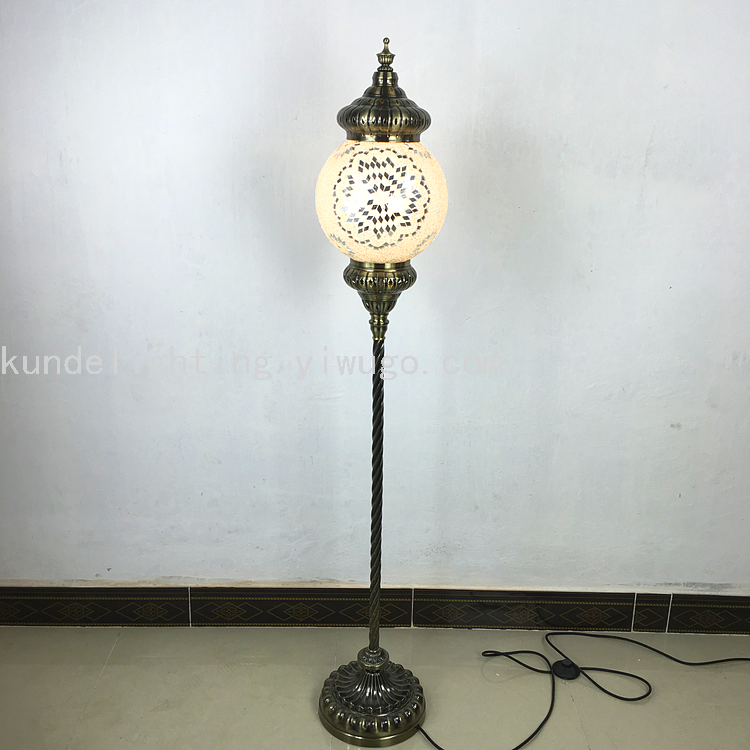 Single Head Turkish Style Floor Lamp Mosaic Floor Lamp