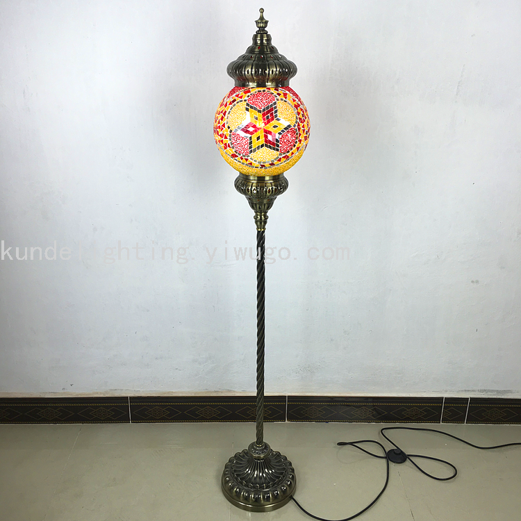 Single Head Turkish Style Floor Lamp Mosaic Floor Lamp