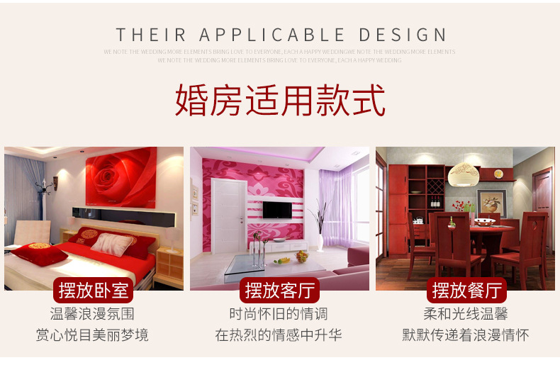 Table Lamp Fashion Blue Warm Wedding Bedroom Floor Lamp Wedding Gift Decoration Living Room and Bedside Floor Lamp