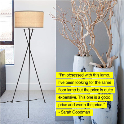 Modern simple tripod floor lamp Velcro lamp floor lamp