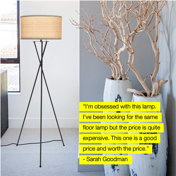 Modern simple tripod floor lamp Velcro lamp floor lamp