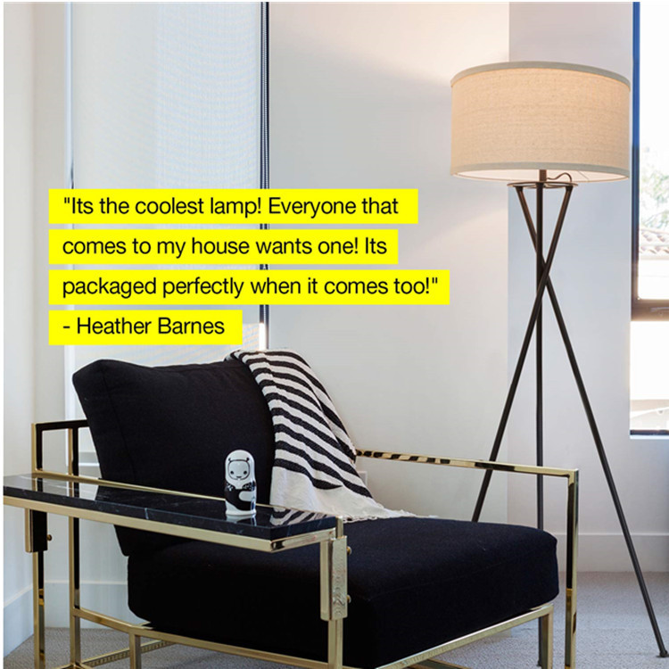 Modern simple tripod floor lamp Velcro lamp floor lamp
