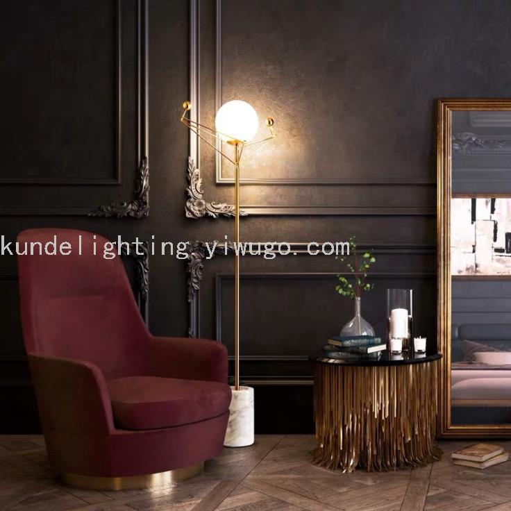 KD9033 Marble Floor Lamp Marble Lamp LED Lamp LED Floor Lamp Interior Luminaires Creative Lamps