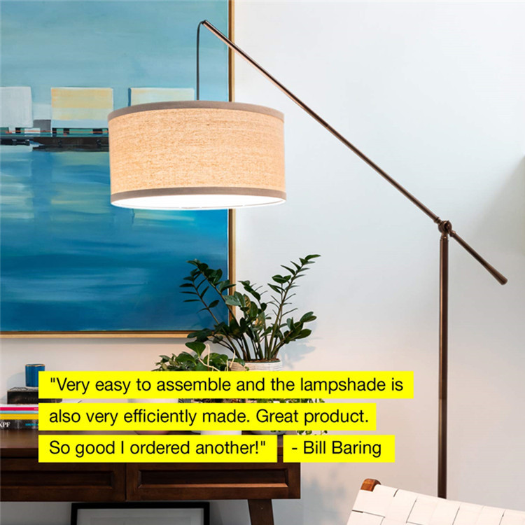 Amazon cross border floor lamp modern and simple adjustable fishing lamp living room sofa floor lamp