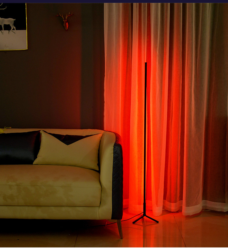 Cross-Border Source Bedroom Dimming Vertical Floor Lamp RGB Colorful Corner Falling Floor Lamp Colorful Light Cross-Border Source Bedroom Dimming Vertical Floor Lamp RGB Colorful Corner Falling Floor Lamp Colorful Light