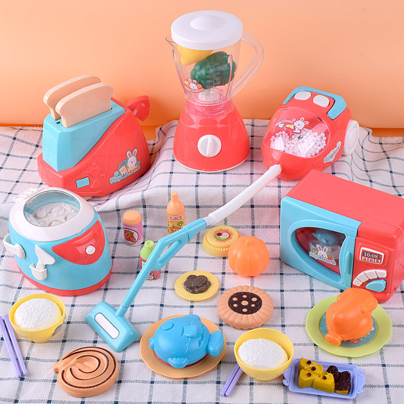 Free Shipping Children Play House Donut Cake Toy Girl Simulation Supermarket Cashier Machine Cash Register Toy