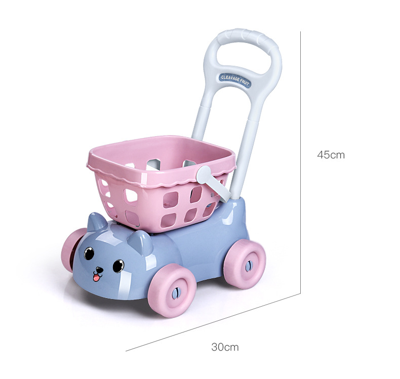 Children's supermarket cash register hand cart baby kitchen over boys toys girls cutting fruit joy Children's supermarket cash register hand cart baby kitchen over boys toys girls cutting fruit joy