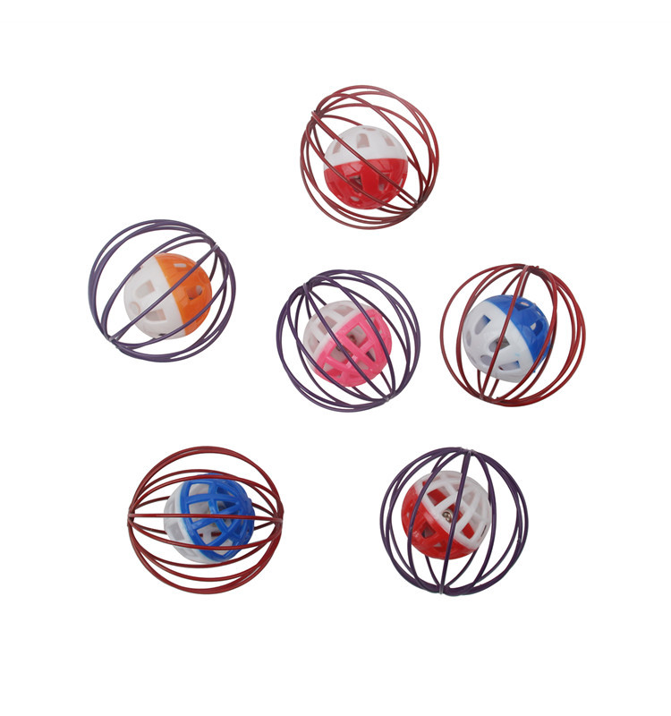 New Cage Rat Cage Middle Bell Cage Catnip Ball Simulation Catnip Mouse Cat Self-Hi Interactive Toy