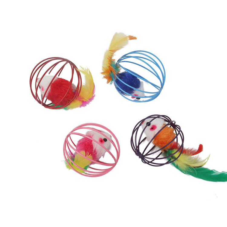 New Cage Rat Cage Middle Bell Cage Catnip Ball Simulation Catnip Mouse Cat Self-Hi Interactive Toy New Cage Rat Cage Middle Bell Cage Catnip Ball Simulation Catnip Mouse Cat Self-Hi Interactive Toy