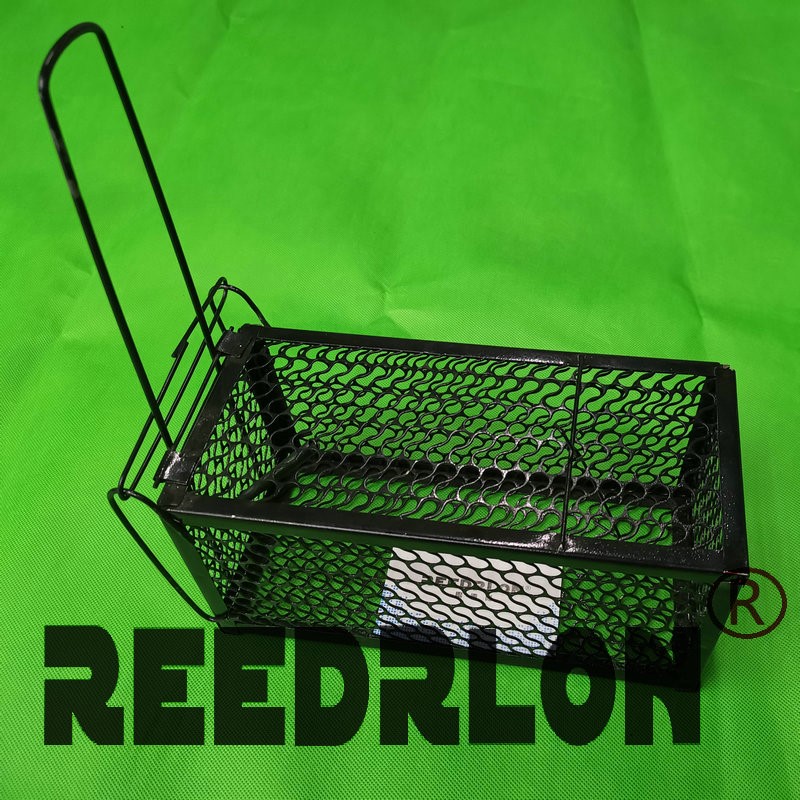 Redlong rat cage yiwu rat cage black metal household rat trap wholesale spot