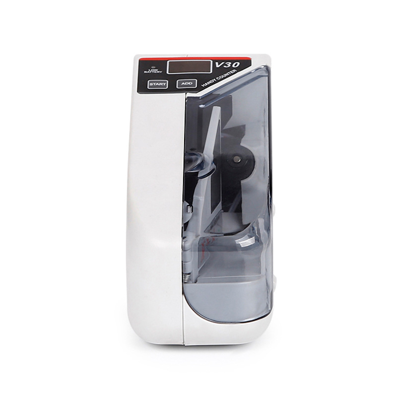 V30 Handheld Cash Register Portable Handheld Money Detector Bill Counter Power Battery Dual-Use