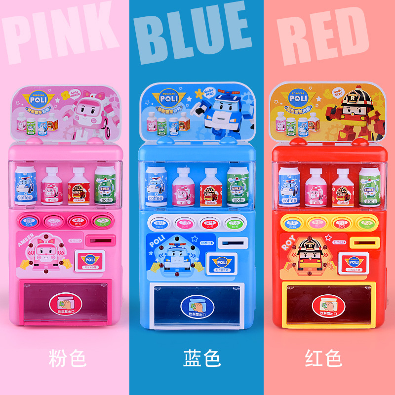 Simulation Vending Machine Cash Register Play House Toys Children&#039;s Automatic Drinks Vending Machine Vending Machine Toys Free Shipping
