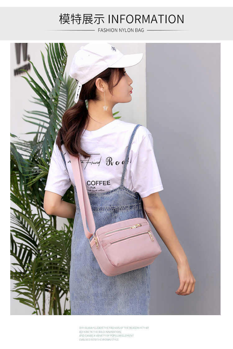 Multi-Layer Zipper Oxford Cloth Small Bag Waterproof Crossbody Bag Large Capacity Cash Register Business Bag Women's Shoulder Lightweight Mom Bag Multi-Layer Zipper Oxford Cloth Small Bag Waterproof Crossbody Bag Large Capacity Cash Register Business Bag Women's Shoulder Lightweight Mom Bag