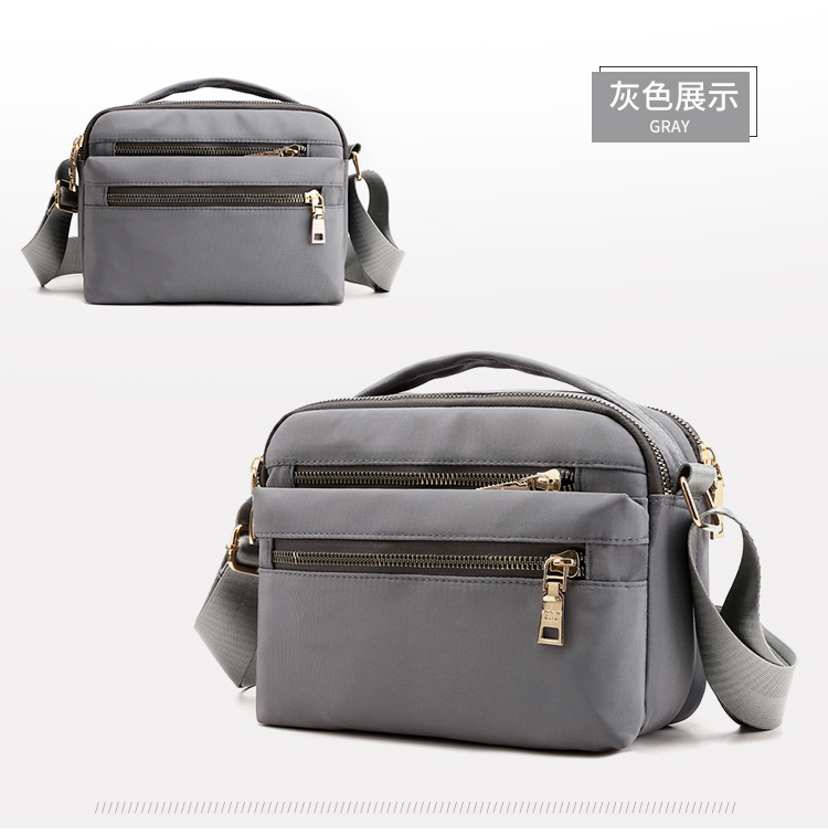 Multi-Layer Zipper Oxford Cloth Small Bag Waterproof Crossbody Bag Large Capacity Cash Register Business Bag Women's Shoulder Lightweight Mom Bag Multi-Layer Zipper Oxford Cloth Small Bag Waterproof Crossbody Bag Large Capacity Cash Register Business Bag Women's Shoulder Lightweight Mom Bag