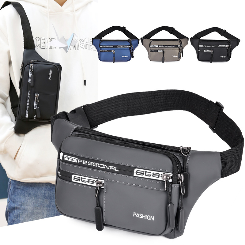 Waist Bag Men&#039;s and Women&#039;s Multi-Functional Large Capacity Waterproof Cash Register Business Bag Wear-Resistant Construction Site Sports Mobile Phone Wallet