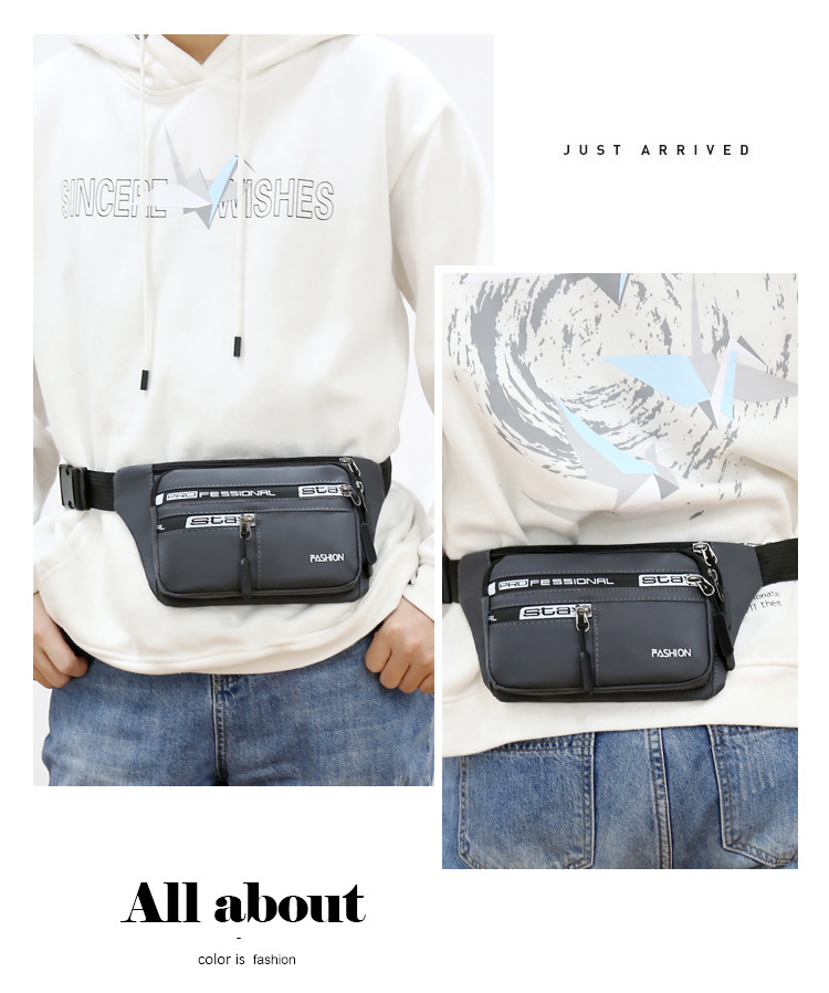 Waist Bag Men's and Women's Multi-Functional Large Capacity Waterproof Cash Register Business Bag Wear-Resistant Construction Site Sports Mobile Phone Wallet Waist Bag Men's and Women's Multi-Functional Large Capacity Waterproof Cash Register Business Bag Wear-Resistant Construction Site Sports Mobile Phone Wallet