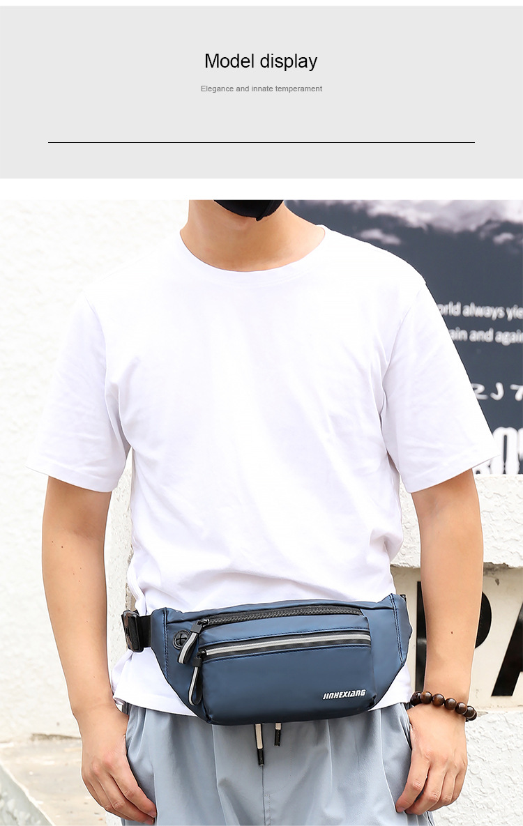 Men's Belt Bag Multi-Functional Slanted Chest Bag Waterproof Cash Register Business Bag Korean Casual Mobile Phone Waist Bag Men's Belt Bag Multi-Functional Slanted Chest Bag Waterproof Cash Register Business Bag Korean Casual Mobile Phone Waist Bag