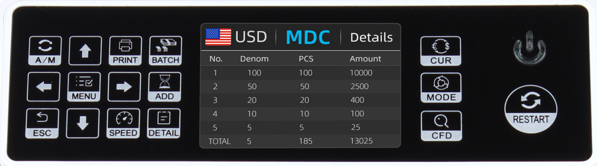 Multi-Currency Total Vertical Cash Register Dual CIS Image Recognition US Dollar Euro Multi-Currency Foreign Currency Cash Register Multi-Currency Total Vertical Cash Register Dual CIS Image Recognition US Dollar Euro Multi-Currency Foreign Currency Cash Register