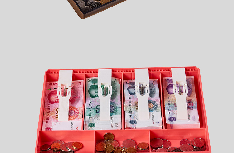 Four-Grid Supermarket Cash Register Box Cash Register Drawer Cash Register Cash Box Cash Box Four-Grid Supermarket Cash Register Box Cash Register Drawer Cash Register Cash Box Cash Box