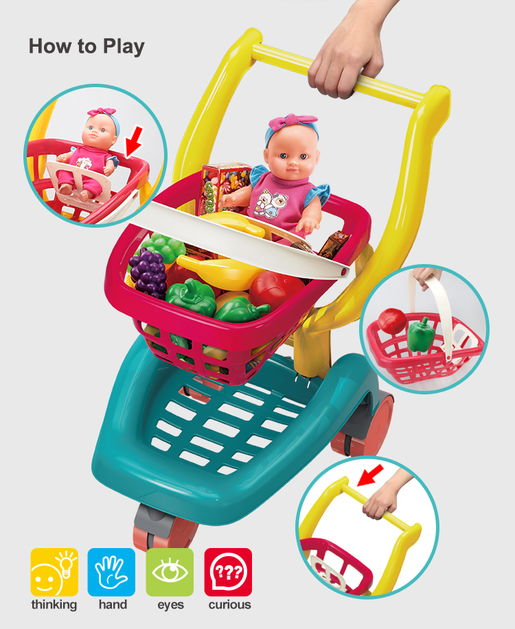 Pretend Play Supermarket Toy Classic Count Kids Kitchen Toy With Scanner And Cash Registers Play Food For Boys Girls Pretend Play Supermarket Toy Classic Count Kids Kitchen Toy With Scanner And Cash Registers Play Food For Boys Girls