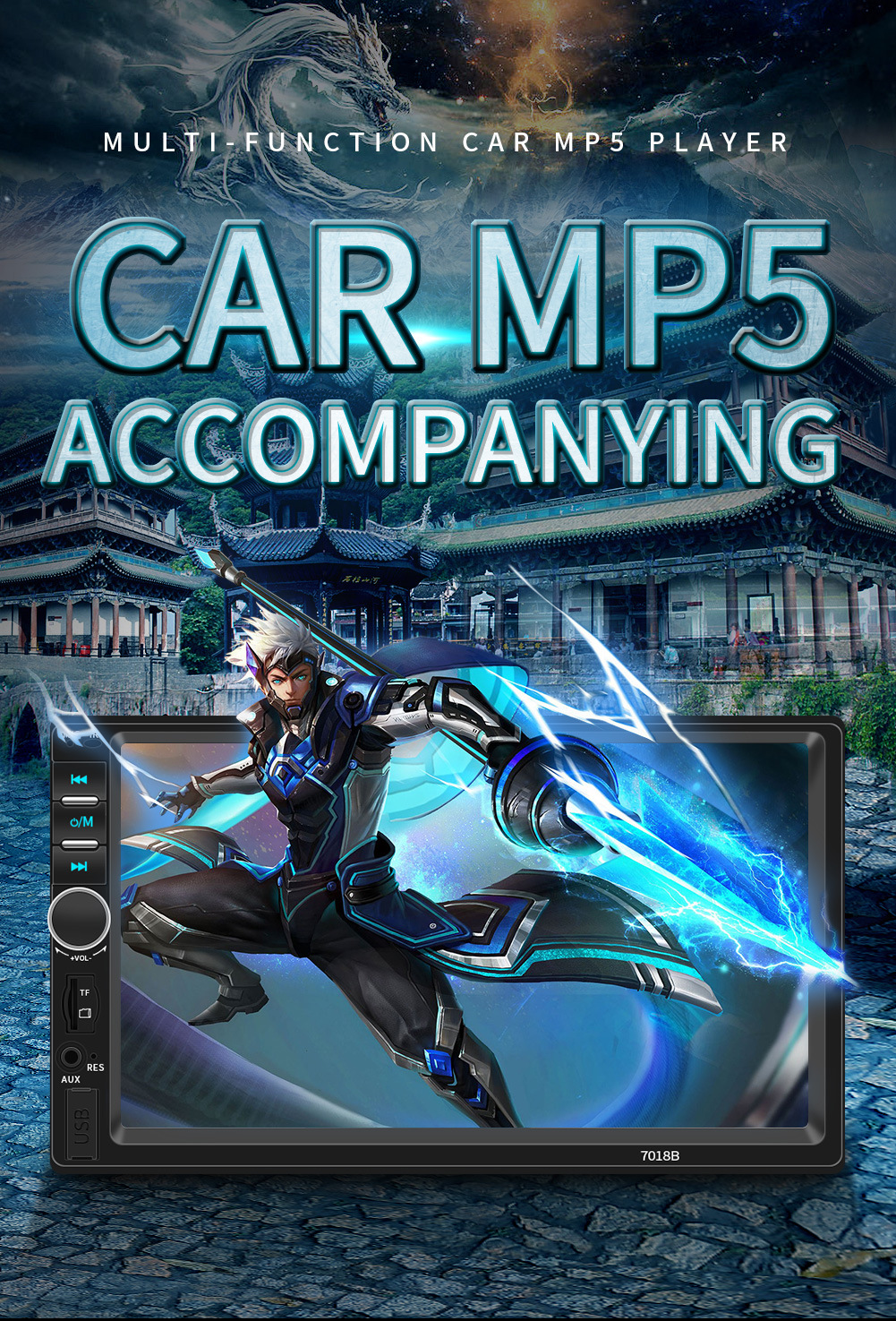7018b Car MP3MP4MP5 Bluetooth Cash Register Player Power Amplifier U Disk Reversing Rear View Touch Screen 7018b Car MP3MP4MP5 Bluetooth Cash Register Player Power Amplifier U Disk Reversing Rear View Touch Screen
