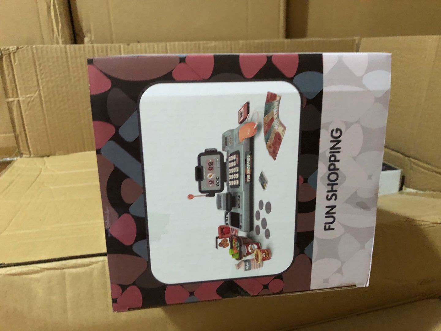 Cross-border intelligent simulation supermarket checkout play toy counter luxury cash Register combination suit children Cross-border intelligent simulation supermarket checkout play toy counter luxury cash Register combination suit children