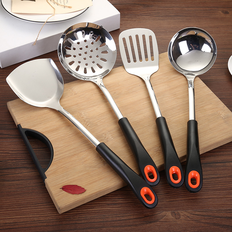 Factory Wholesale Five-Inch Kitchenware Set Bakelite Handle Spatula Soup Spoon Spatula Colander Six-Piece Kitchen Supplies