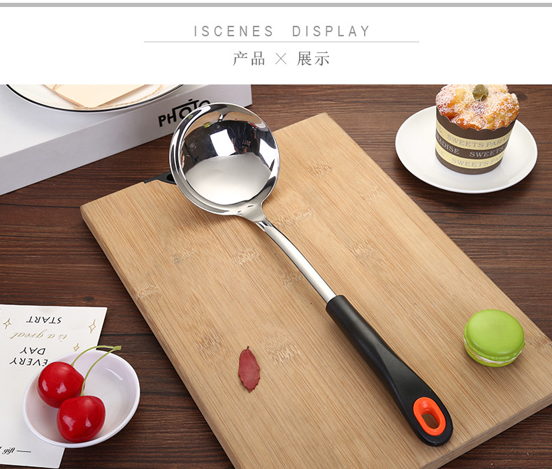 Factory Wholesale Five-Inch Kitchenware Set Bakelite Handle Spatula Soup Spoon Spatula Colander Six-Piece Kitchen Supplies