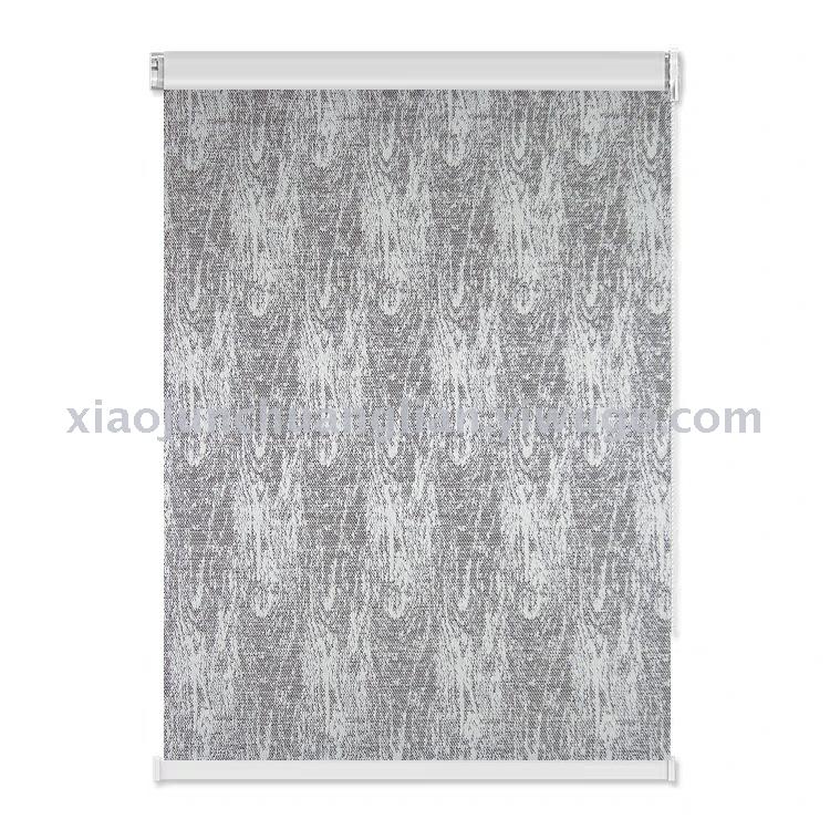 Foreign trade roller shutter for manufacturers direct Jacquard full shades of roller curtain Fabric finished Bead roller Shutter