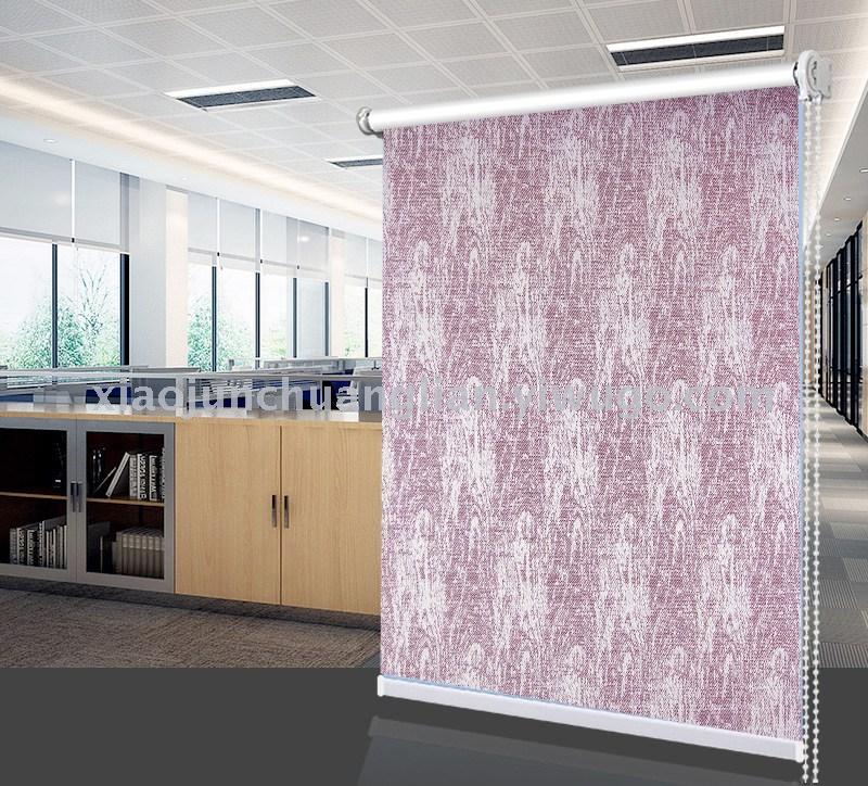 Foreign trade roller shutter for manufacturers direct Jacquard full shades of roller curtain Fabric finished Bead roller Shutter