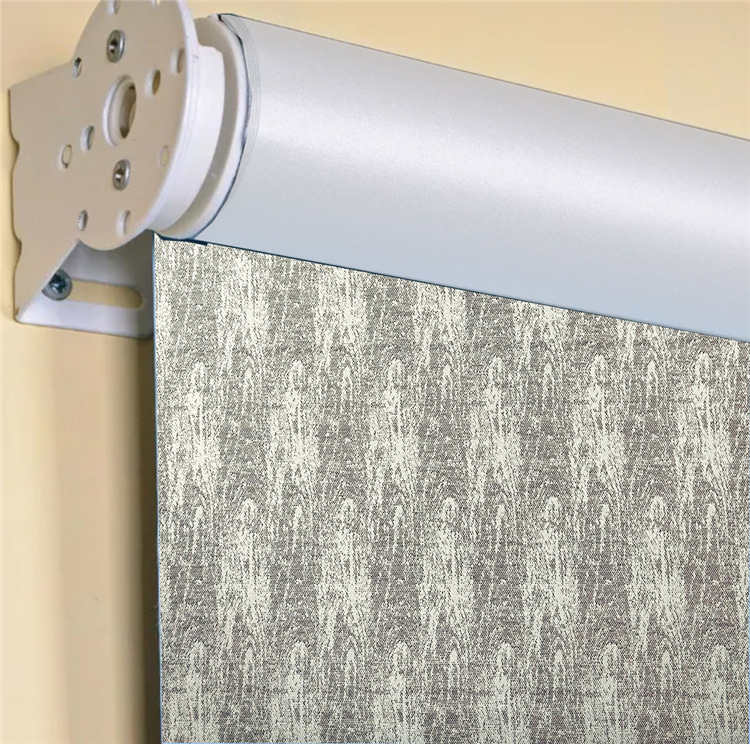 Foreign trade roller shutter for manufacturers direct Jacquard full shades of roller curtain Fabric finished Bead roller Shutter