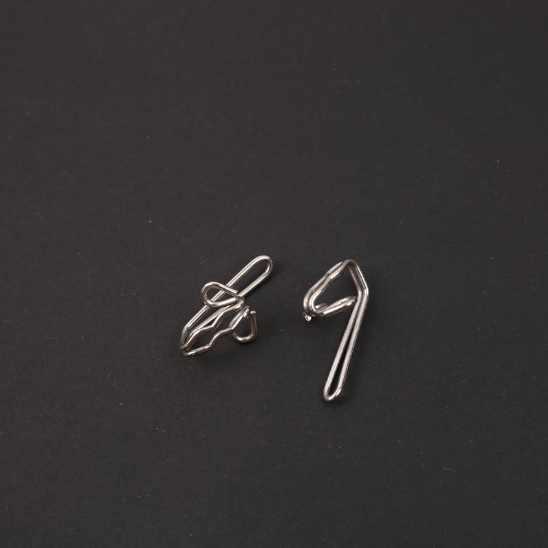 Factory direct silver curtain fabric hook accessories