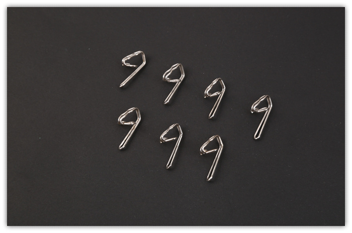 Factory direct silver curtain fabric hook accessories
